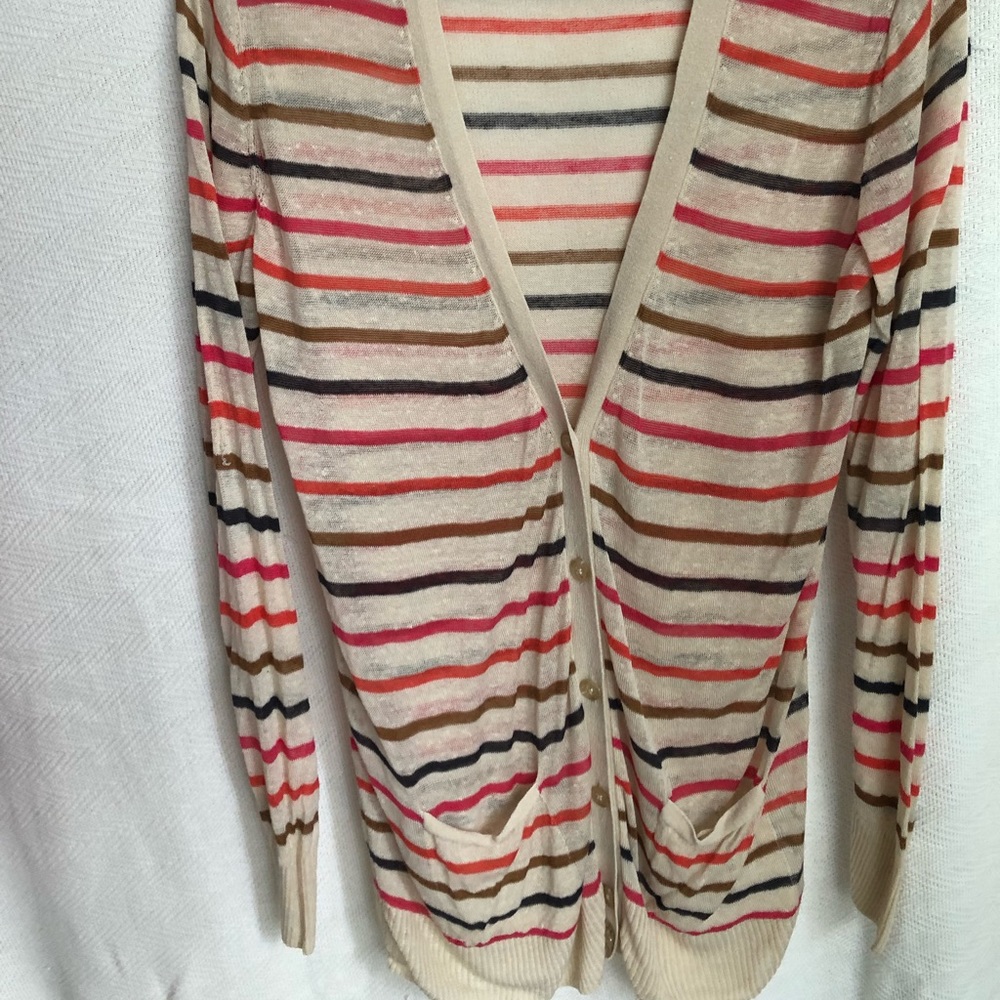 Colorful cardigan Fossil cardigan. Gently worn